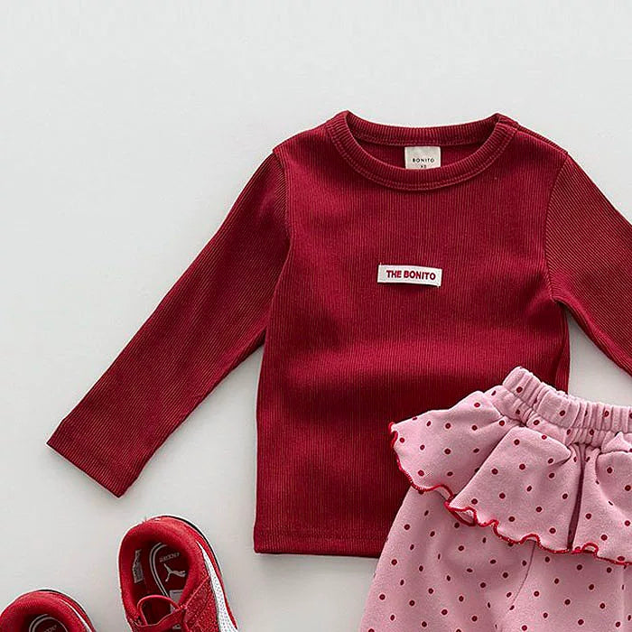 BONITO Basic Logo Long Sleeve Tee｜ベーシックロゴロングスリーブTシャツ