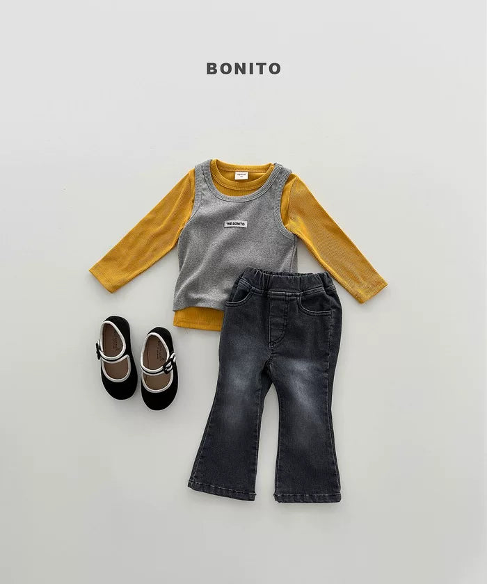 BONITO Basic Logo Long Sleeve Tee｜ベーシックロゴロングスリーブTシャツ