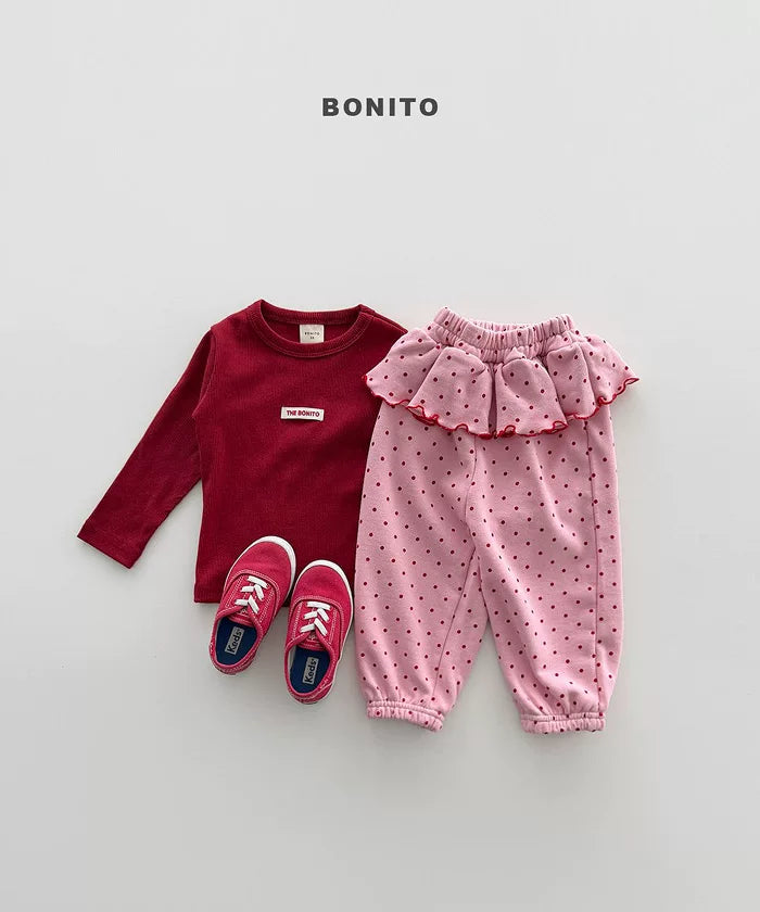 BONITO Basic Logo Long Sleeve Tee｜ベーシックロゴロングスリーブTシャツ