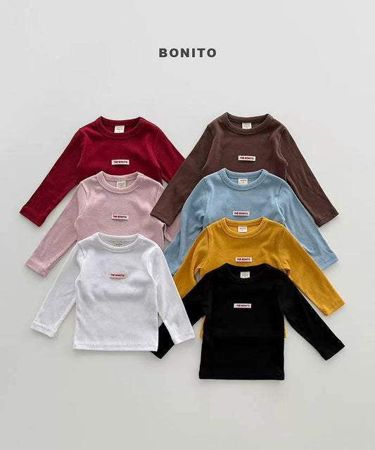 BONITO Basic Logo Long Sleeve Tee｜ベーシックロゴロングスリーブTシャツ