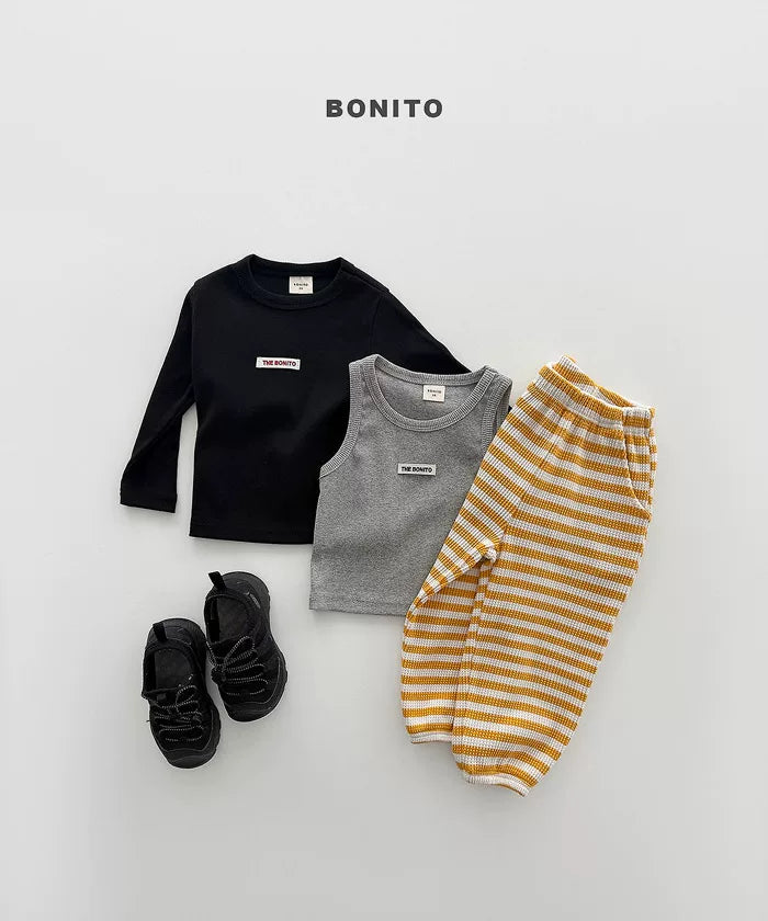 BONITO Basic Logo Long Sleeve Tee｜ベーシックロゴロングスリーブTシャツ