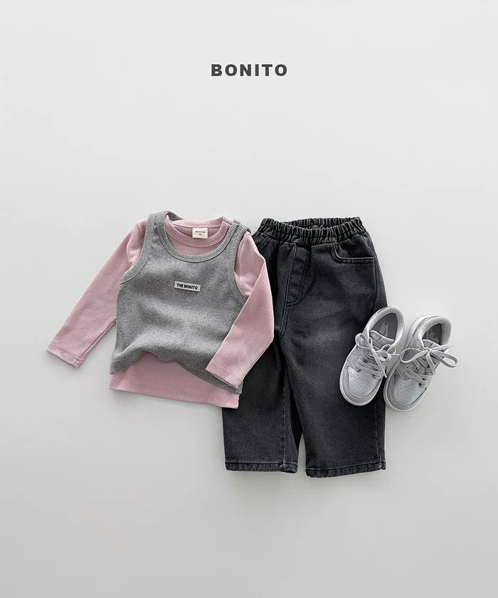 BONITO Basic Logo Long Sleeve Tee｜ベーシックロゴロングスリーブTシャツ