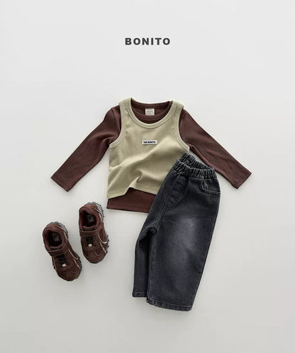 BONITO Basic Logo Long Sleeve Tee｜ベーシックロゴロングスリーブTシャツ