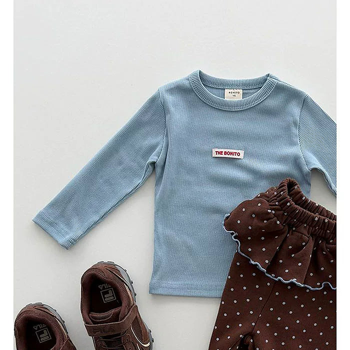 BONITO Basic Logo Long Sleeve Tee｜ベーシックロゴロングスリーブTシャツ