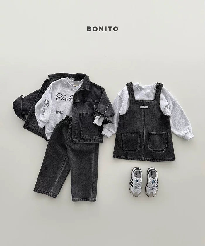 BONITO Denim Jumper Dress｜デニムジャンパースカート