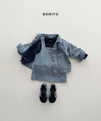 BONITO Denim Jumper Dress｜デニムジャンパースカート