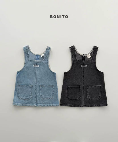 BONITO Denim Jumper Dress｜デニムジャンパースカート