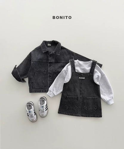 BONITO Denim Jumper Dress｜デニムジャンパースカート