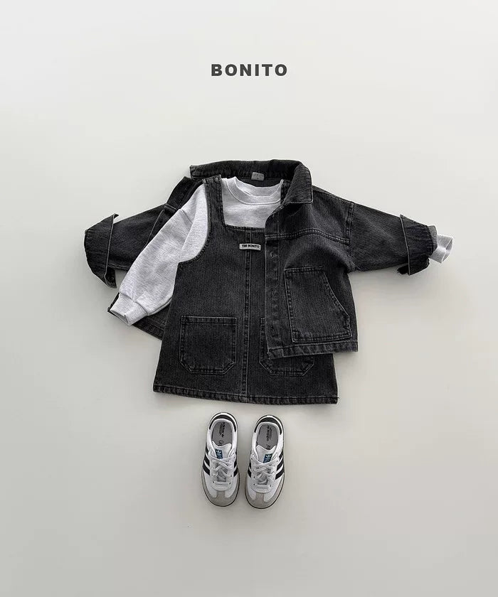 BONITO Denim Jumper Dress｜デニムジャンパースカート