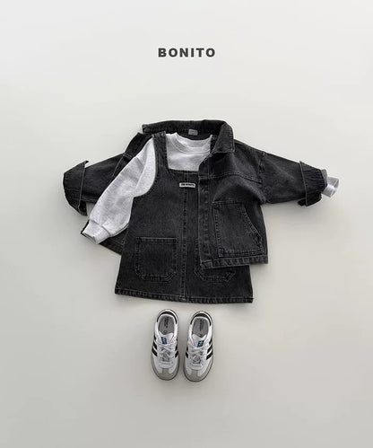 BONITO Denim Jumper Dress｜デニムジャンパースカート