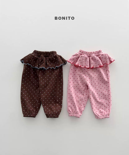 BONITO Dot Frill Pants｜ドットフリルパンツ