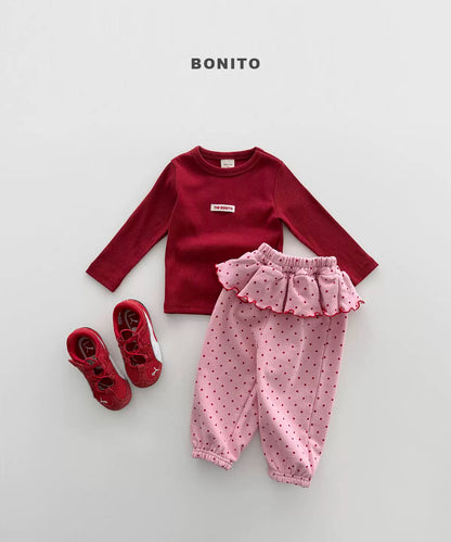 BONITO Dot Frill Pants｜ドットフリルパンツ