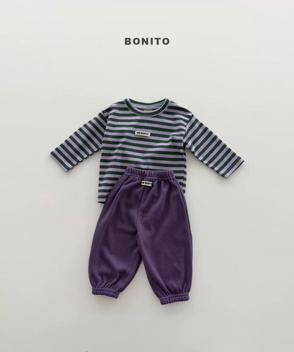 BONITO Multi Stripe Long Sleeve Tee｜マルチストライプロングスリーブTシャツ