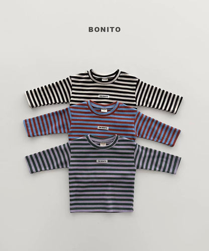 BONITO Multi Stripe Long Sleeve Tee｜マルチストライプロングスリーブTシャツ