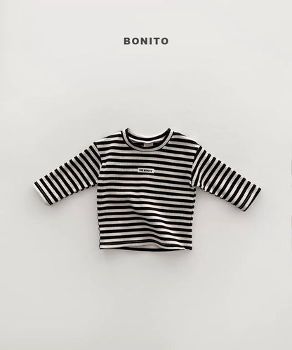BONITO Multi Stripe Long Sleeve Tee｜マルチストライプロングスリーブTシャツ