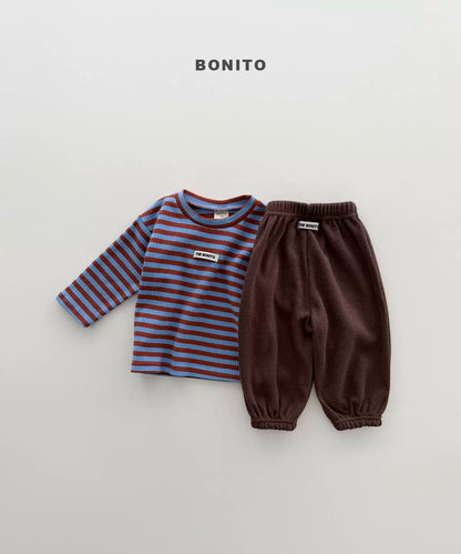 BONITO Multi Stripe Long Sleeve Tee｜マルチストライプロングスリーブTシャツ
