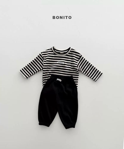 BONITO Multi Stripe Long Sleeve Tee｜マルチストライプロングスリーブTシャツ