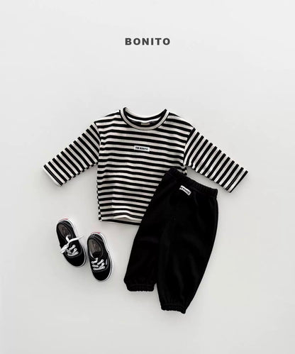 BONITO Multi Stripe Long Sleeve Tee｜マルチストライプロングスリーブTシャツ