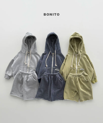 BONITO Waffle Hoodie Set｜ワッフルフーディーセット