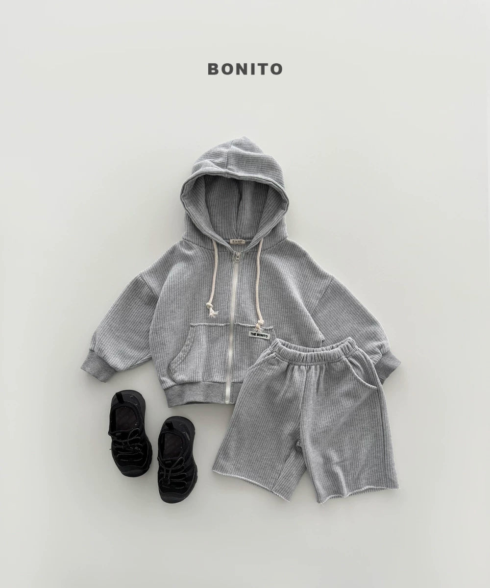 BONITO Waffle Hoodie Set｜ワッフルフーディーセット