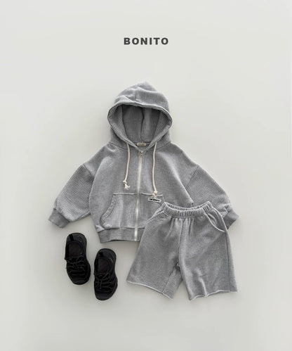 BONITO Waffle Hoodie Set｜ワッフルフーディーセット