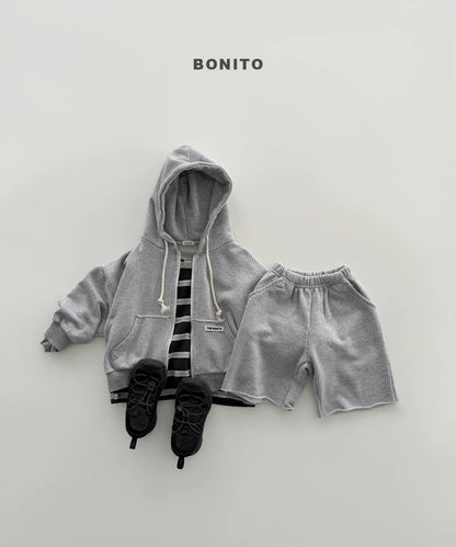 BONITO Waffle Hoodie Set｜ワッフルフーディーセット