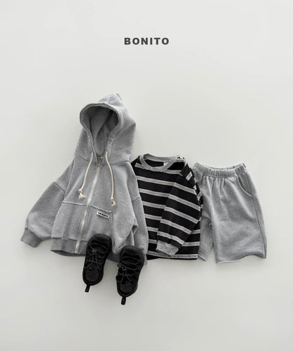 BONITO Waffle Hoodie Set｜ワッフルフーディーセット