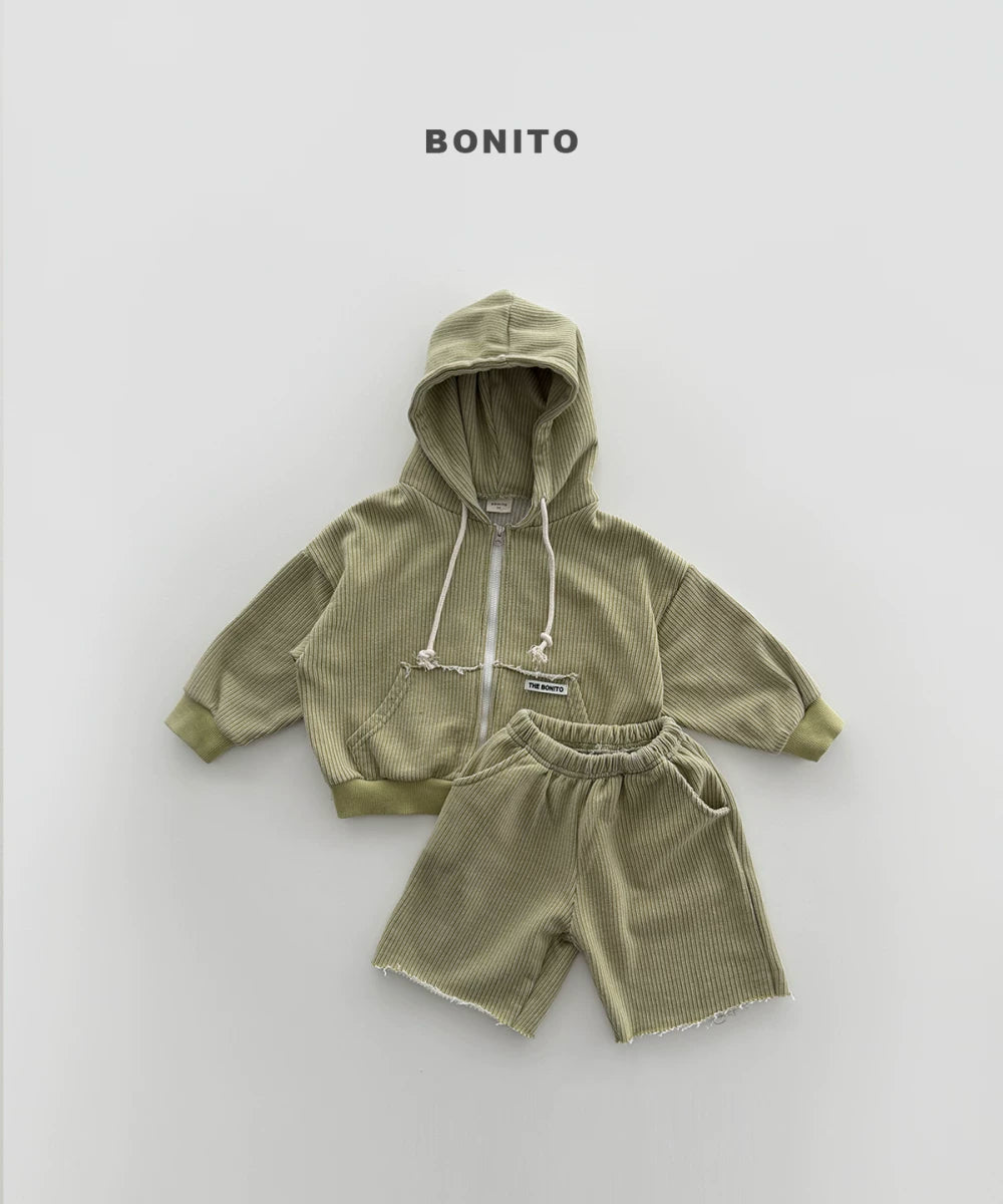 BONITO Waffle Hoodie Set｜ワッフルフーディーセット