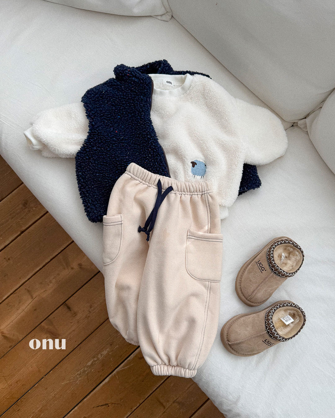 ONU｜パターンボアフリースベスト【取り寄せ】