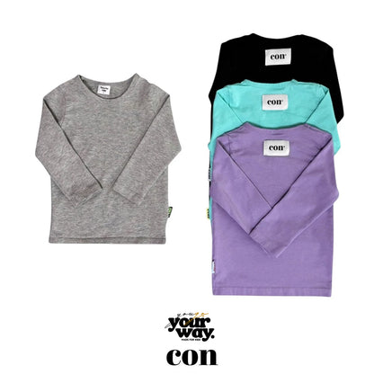 CON Basic Long Sleeve Tee｜ベーシックロングスリーブTシャツ