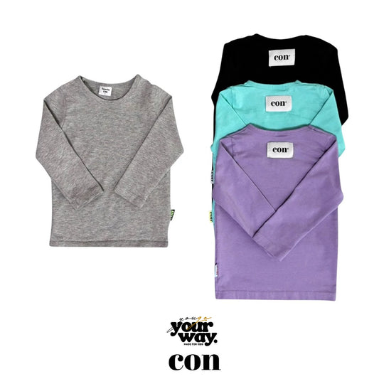 CON Basic Long Sleeve Tee｜ベーシックロングスリーブTシャツ