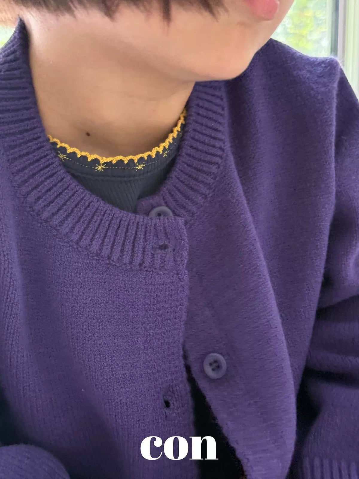 CON Basic Knit Cardigan｜ベーシックニットカーディガン