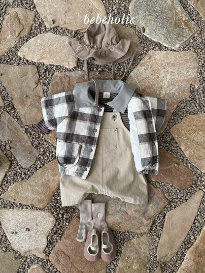 Check Short Sleeve Jacket｜チェックショートスリーブジャケット