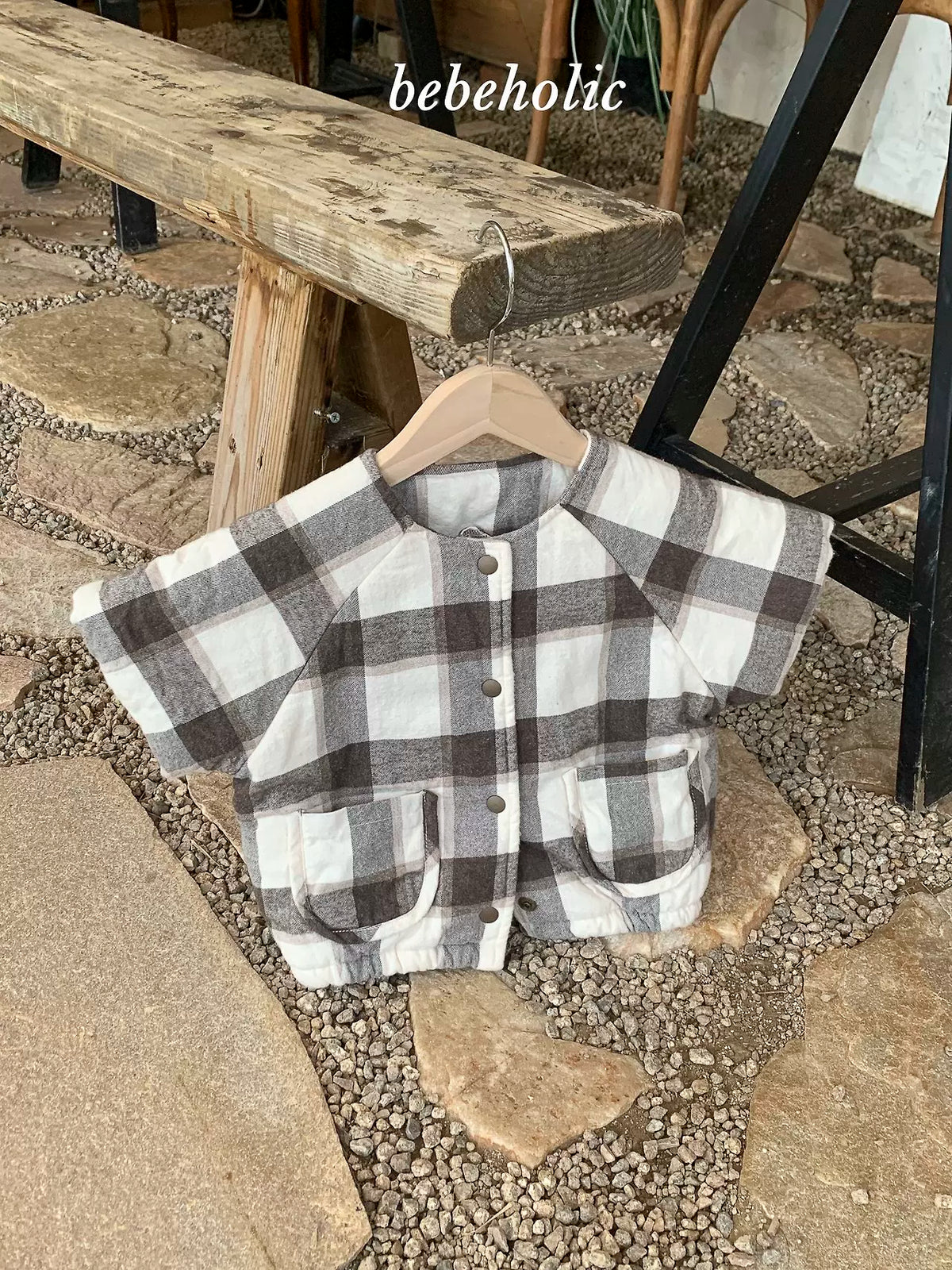 Check Short Sleeve Jacket｜チェックショートスリーブジャケット