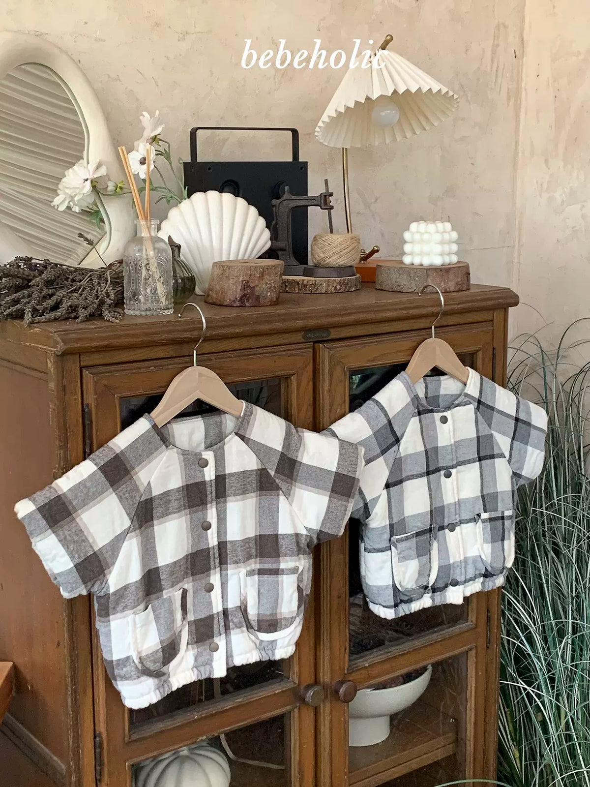 Check Short Sleeve Jacket｜チェックショートスリーブジャケット