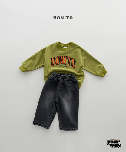 BONITO College Logo Sweatshirt｜カレッジロゴスウェット