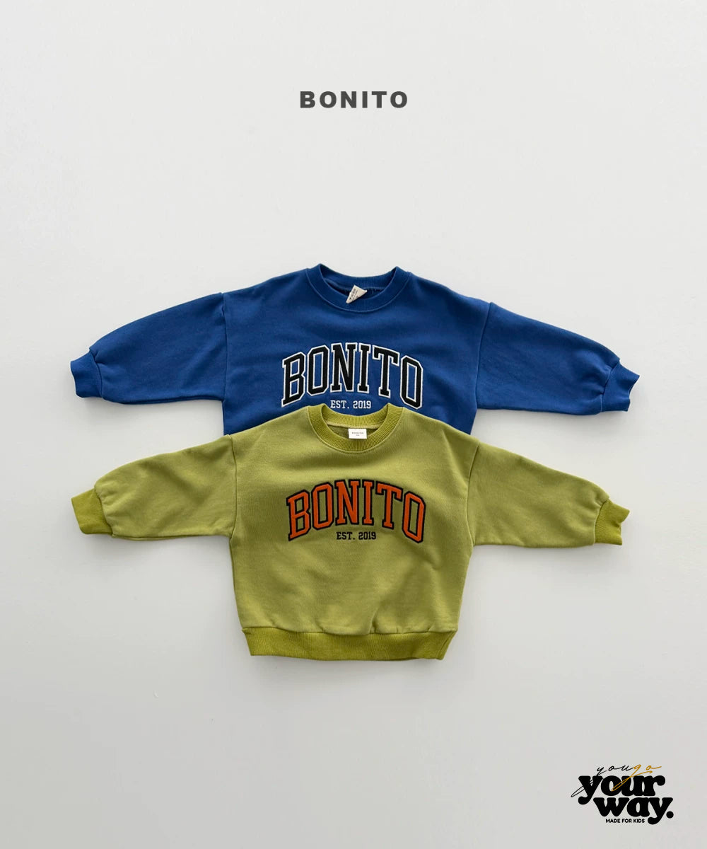BONITO College Logo Sweatshirt｜カレッジロゴスウェット