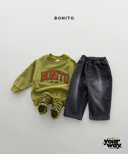 BONITO College Logo Sweatshirt｜カレッジロゴスウェット