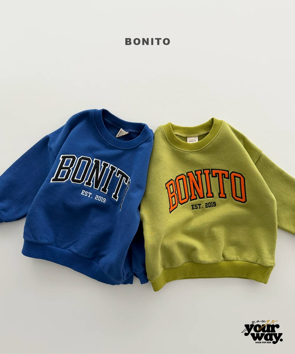 BONITO College Logo Sweatshirt｜カレッジロゴスウェット