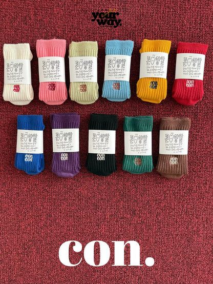 CON Color Rib Socks｜カラーリブソックス