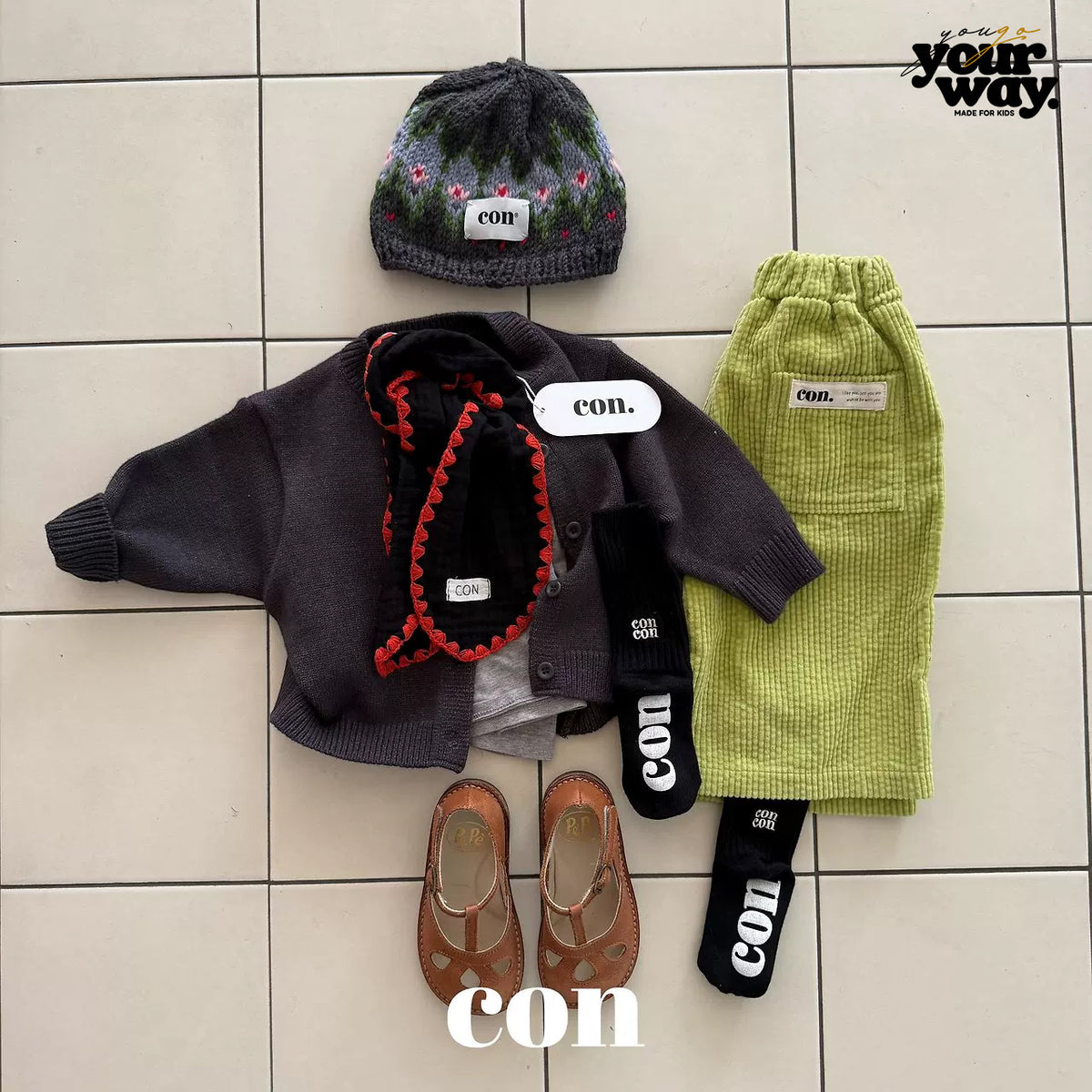 CON Corduroy Wide Pants｜コーデュロイワイドパンツ