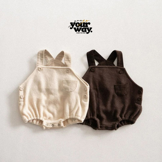 Cozy Suspender Romper｜コージーサスペンダーロンパース