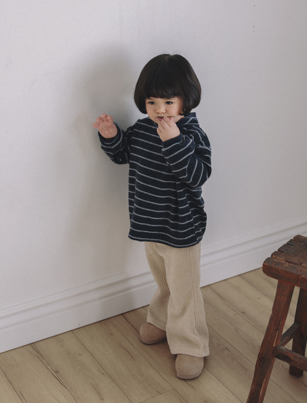 ONU｜厚手リブフレアパンツ【取り寄せ】