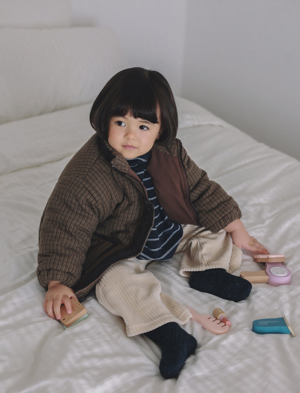 ONU｜厚手リブフレアパンツ【取り寄せ】