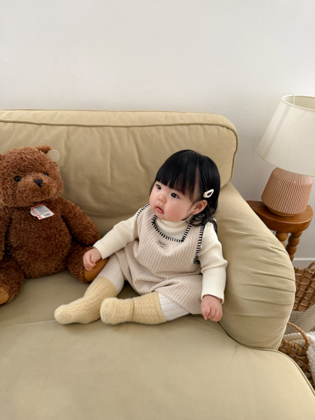 ONU｜メローバルーンコーデュロイワンピース【取り寄せ】