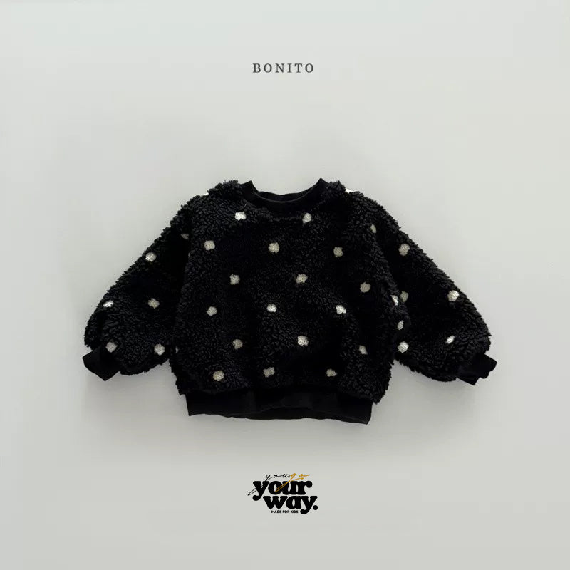 BONITO Fluffy Dot Sweatshirt｜フラッフィードットスウェット