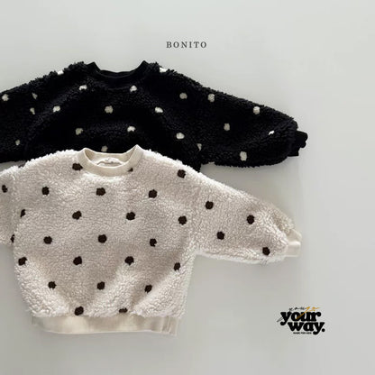 BONITO Fluffy Dot Sweatshirt｜フラッフィードットスウェット