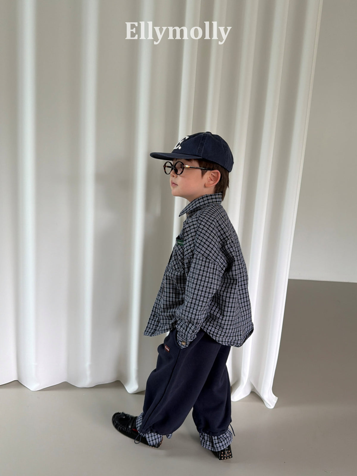 Ellymolly Check Shirt Jacket｜チェックシャツジャケット