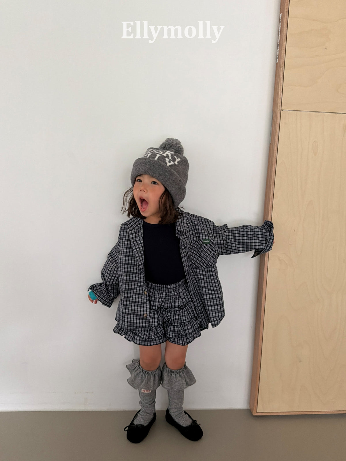 Ellymolly Check Shirt Jacket｜チェックシャツジャケット