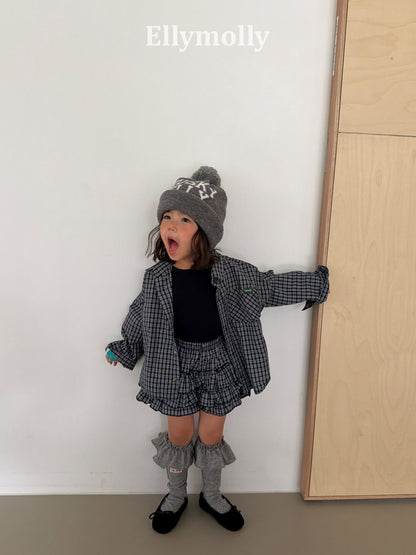 Ellymolly Check Shirt Jacket｜チェックシャツジャケット